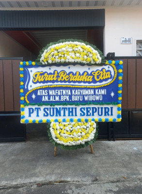 Papan Bunga Duka di Lintong Nihuta